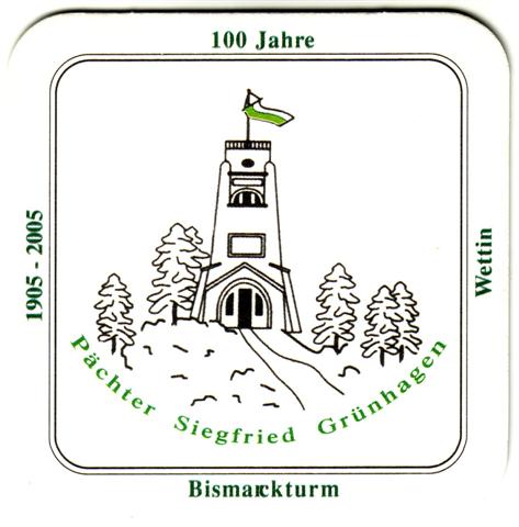 wettin sk-st bismarckturm 1a (quad185-100 jahre-schwarzgrün) 